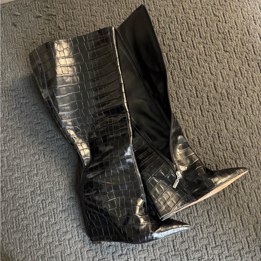 Schutz crocodile boots